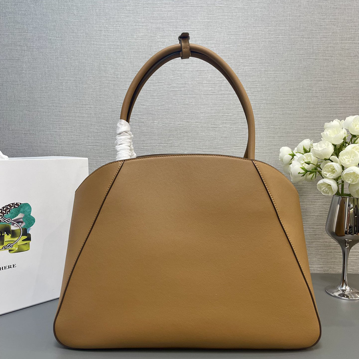 Pra*a top handle bags